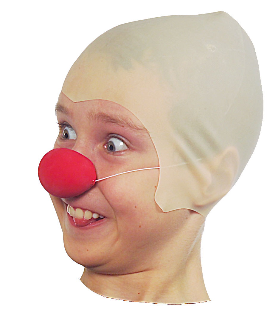 Gummi-Glatze - dünn