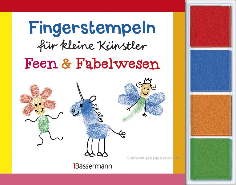 Fingerstempeln für kleine Künstler -Feen + Fabelwesen