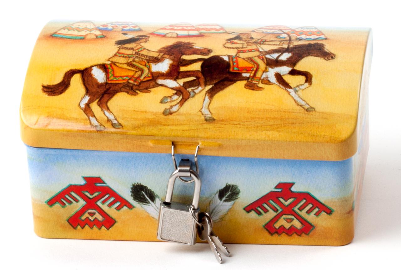 Schatztruhe Indianer