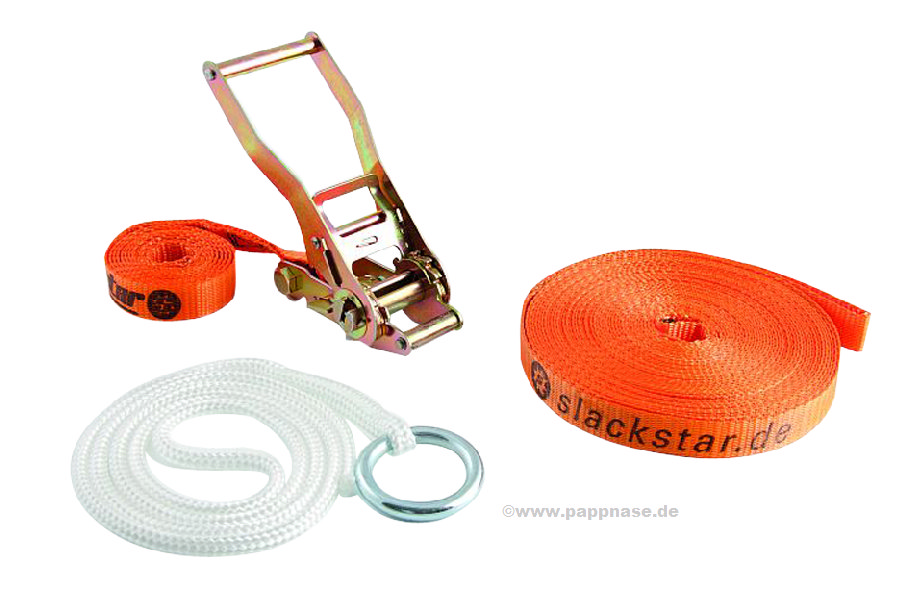 Slackstar® Halteseil mit Ring, 15 m