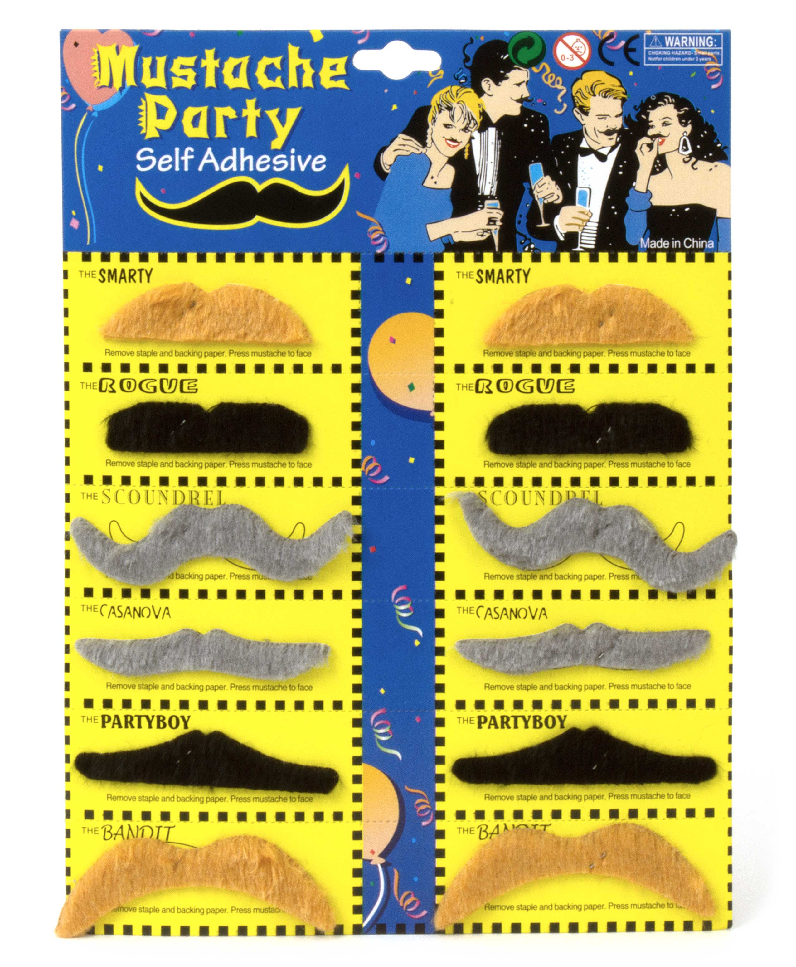 Schnurrbärte diverse, sortiert