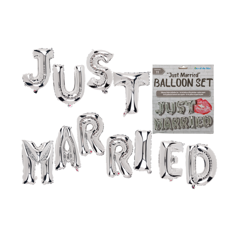 Ballon-Girlande Just Married