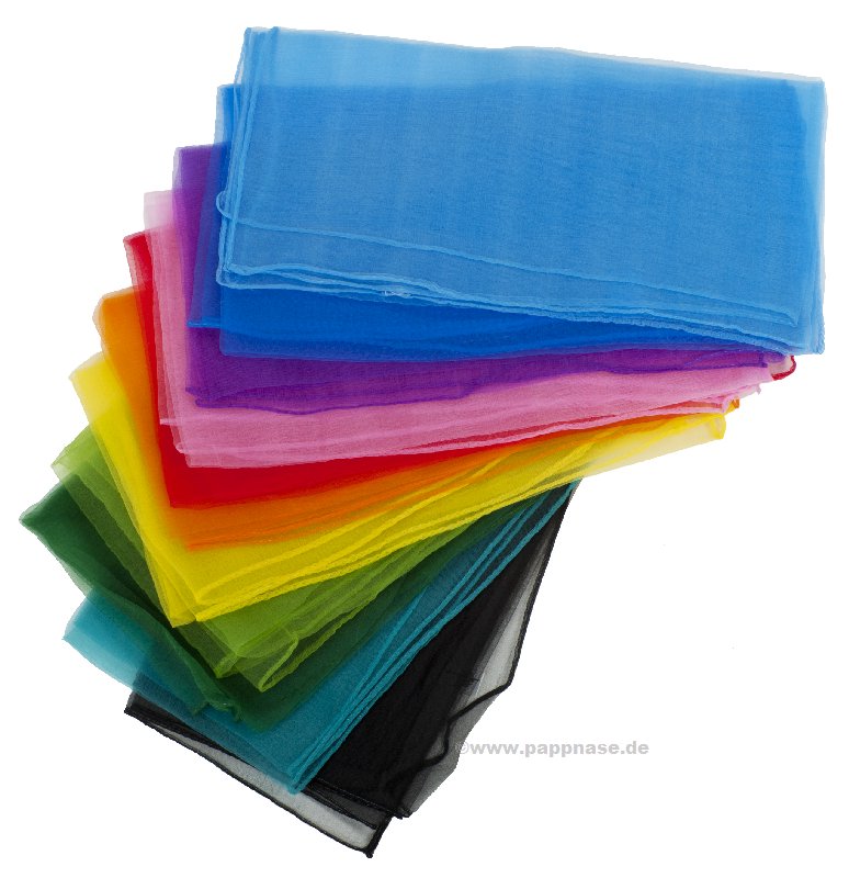 Jongliertuch Set - 12 Stück sortiert