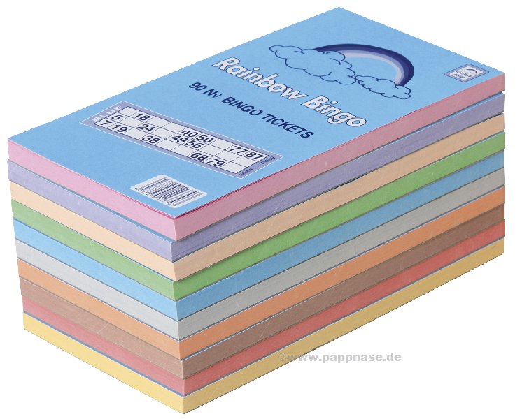 Bingo-Lotto-Block 1-90 (100 Blatt)