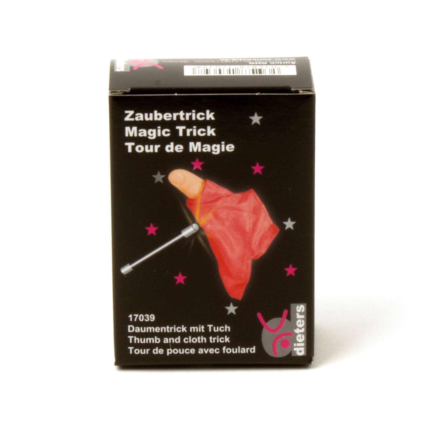 Zaubertrick Daumen mit Tuch