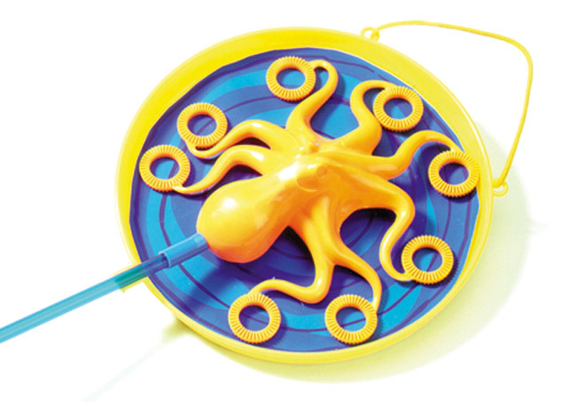 Seifenblasen-Octopus