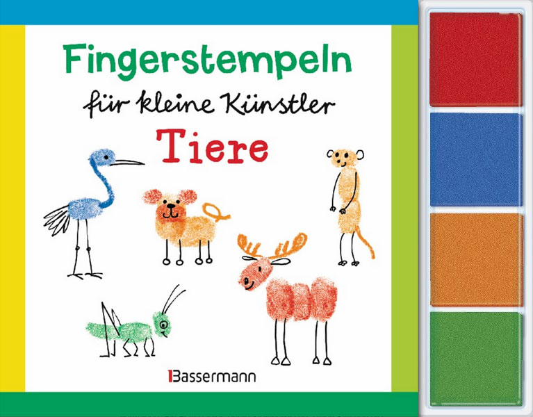 Fingerstempeln für kleine Künstler - Tiere