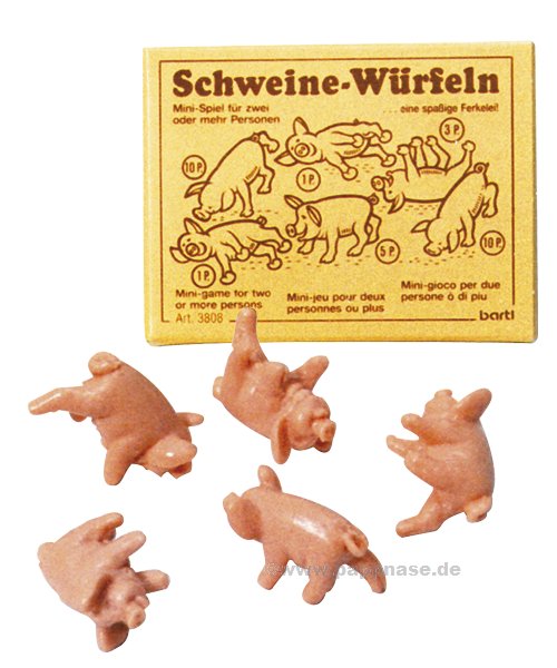 Schweine-Würfeln