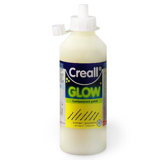 Nachtleuchtfarbe Creall grün-gelb 250 ml