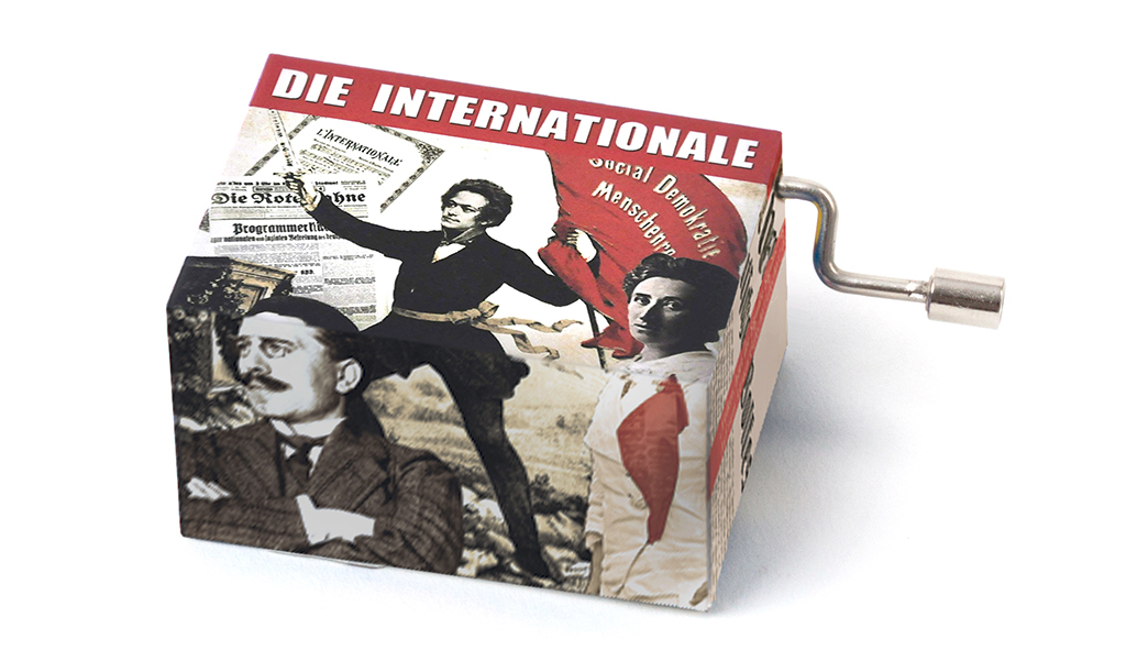 Kurbelspieluhr Die Internationale