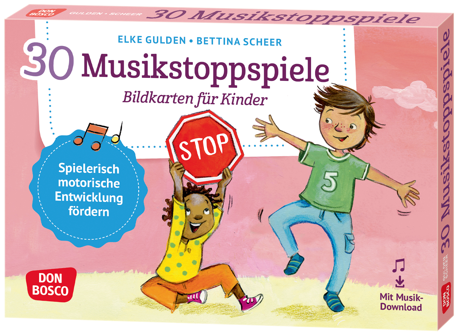 Musikstoppspiele Bildkarten für Kinder