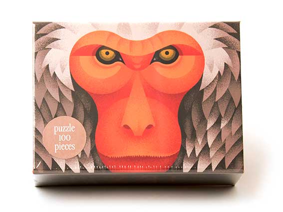 Puzzle Japanmakak - 100 Teile