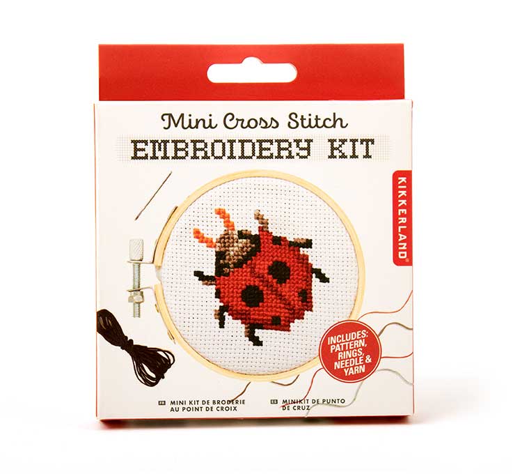 Mini Stickring Kit Marienkäfer